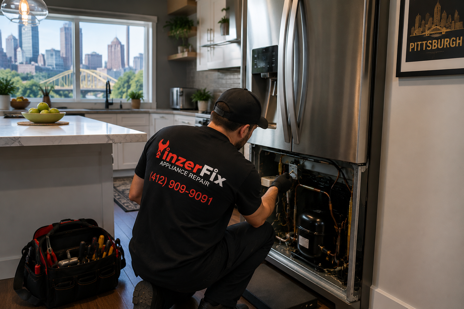 Residential Refrigerator Repair Services in Pittsburgh