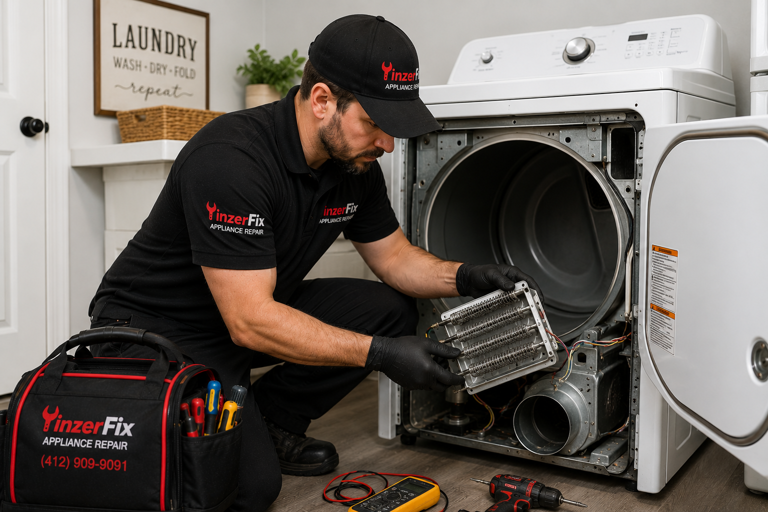 How to Repair a Clothes Dryer That Won’t Heat