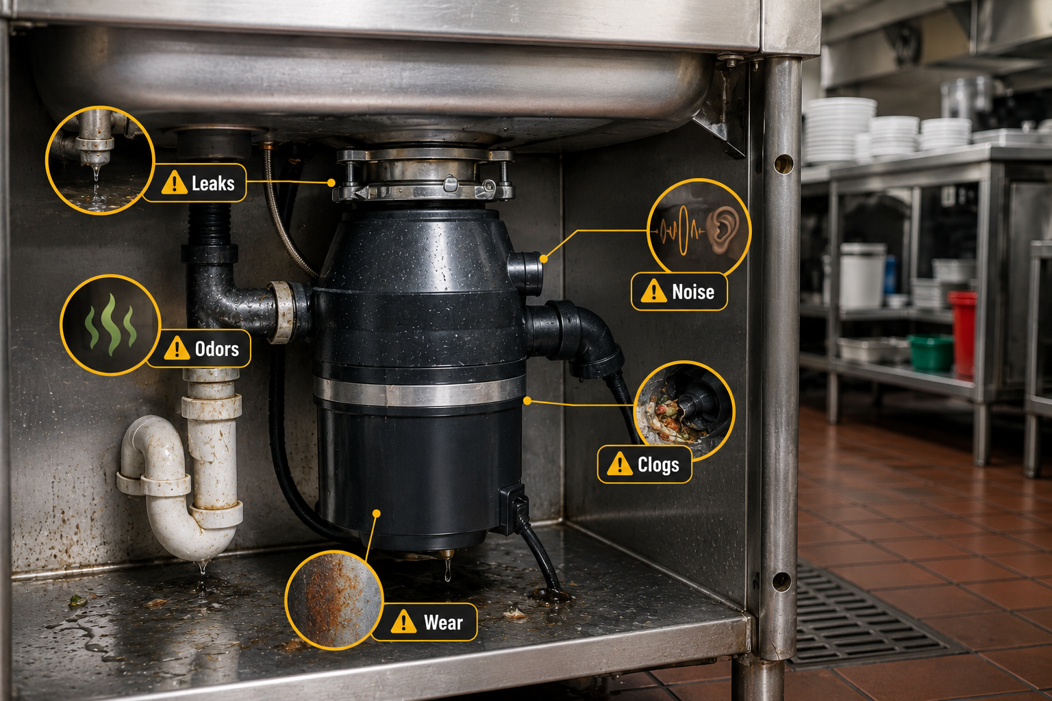 How to Prevent Commercial Garbage Disposal Breakdowns in Busy Kitchens