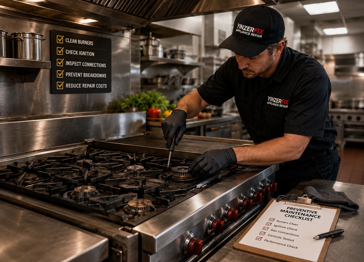 The Role of Preventive Maintenance in Reducing Commercial Cooktop Repairs