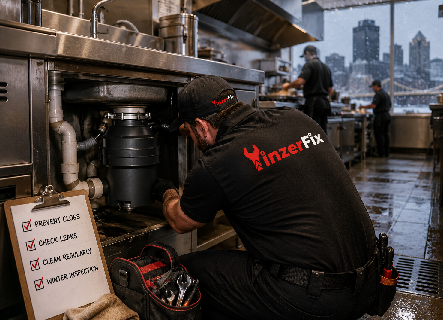 Winter Maintenance Tips for Commercial Garbage Disposals in Pittsburgh
