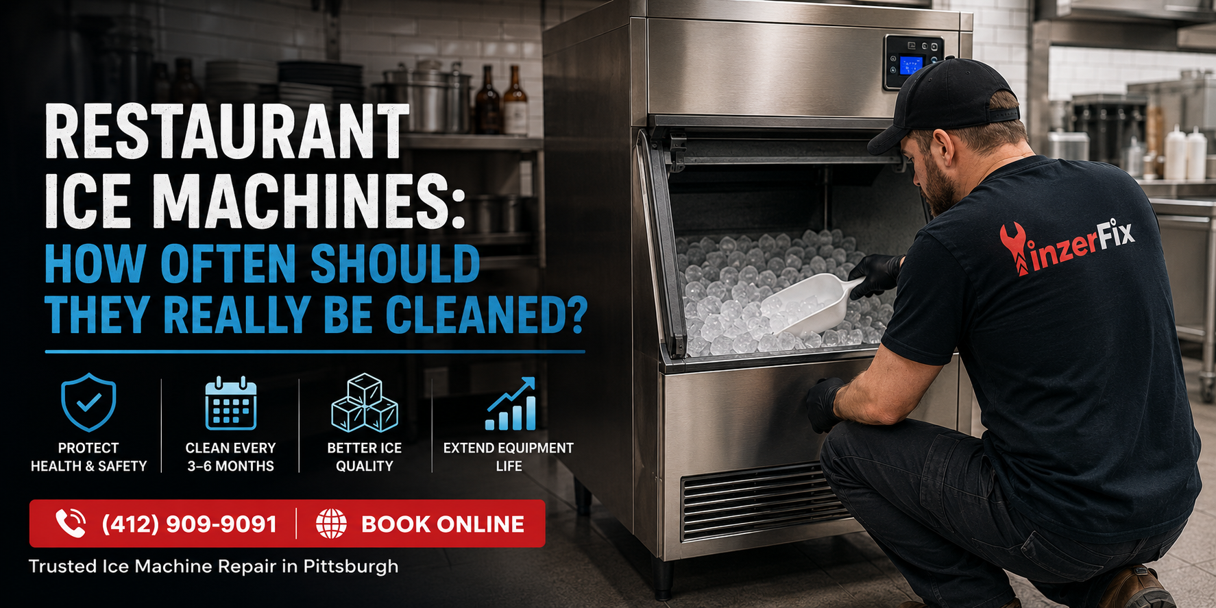 Commercial Ice Machine Cleaning: How Often Is Enough? | YinzerFix