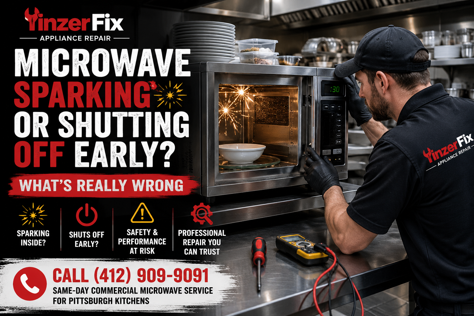 Microwave Sparking or Shutting Off Early? What's Really Wrong
