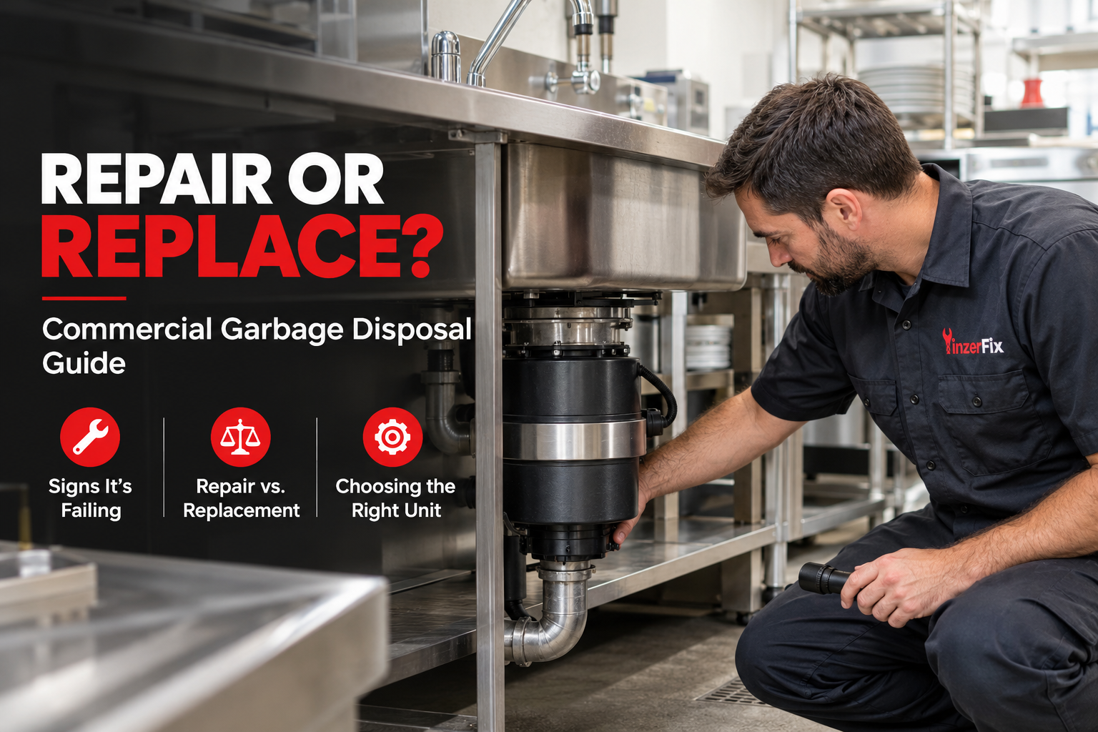 Repair or Replace? Commercial Garbage Disposal Replacement Guide for Kitchens