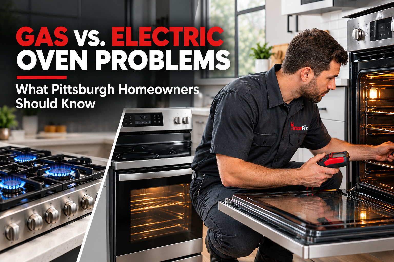 Gas vs. Electric Oven Problems: What Pittsburgh Homeowners Should Know
