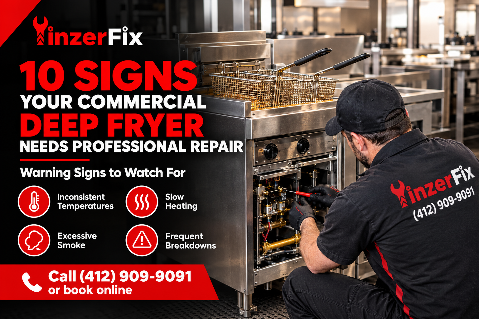 10 Signs Your Commercial Deep Fryer Needs Professional Repair